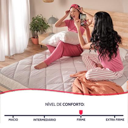 Imagem de Colchão Solteiro Ortopédico de Espuma D33 a Vácuo 88x188cm BF Colchões