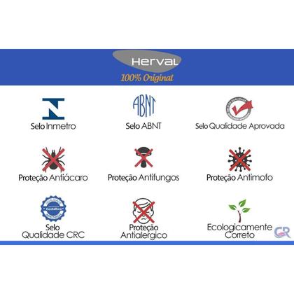 Imagem de Colchão Solteiro Ortopédico Durabilli Bordado Double Side Pillow (78x188x17) - Herval