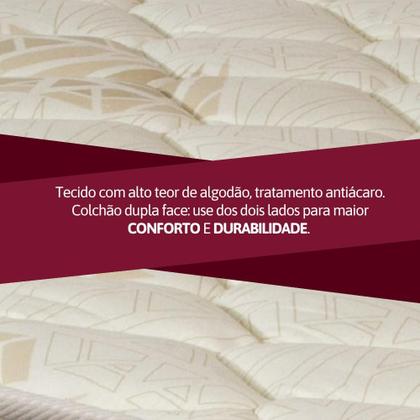 Imagem de Colchão Solteiro Ortopédico Espuma D45 Orthocrin Cristal 78x188x16 Medida Especial Espuma Certificada Tecido Antialérgico