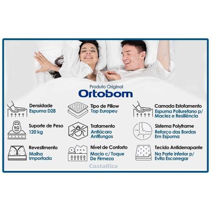 Imagem de Colchão Solteiro Ortopédico Wood Light OrtoPillow (88x188x24) - Ortobom