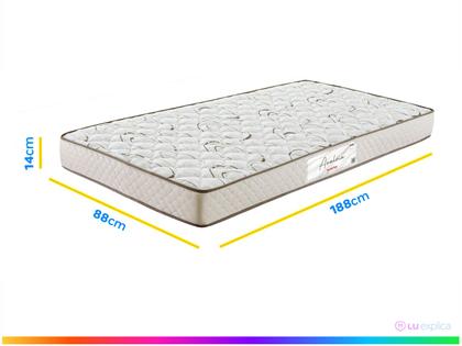 Imagem de Colchão Solteiro Padrão Prorelax de Espuma D26 14x88x188cm Azaléia