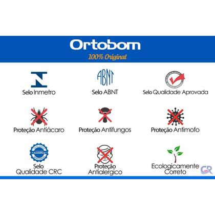 Imagem de Colchão Solteiro para Hotelaria de Molas Multilastic Orthotel Luxo Euro Pillow (88x188x27) - Ortobom
