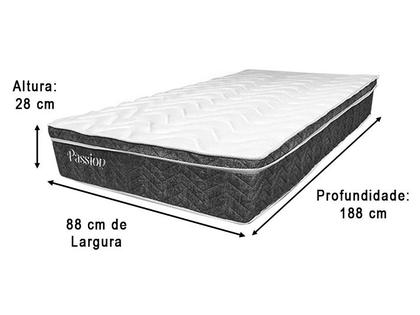 Colchão Solteiro Passion 28X188X88 Paropas - Alpoim Imagem de Colchão Solteiro Passion 28X188X88 Paropas