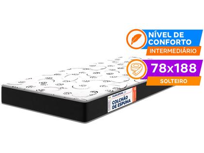 Imagem de Colchão Solteiro Plumatex de Espuma D20 12x78x188cm Plumaspuma