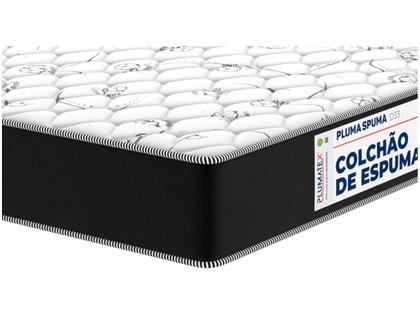 Imagem de Colchão Solteiro Plumatex de Espuma D33 15x78x188cm Plumaspuma