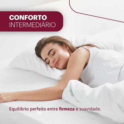 Imagem de Colchão Solteiro Plus Víuva Molas Ensacadas Orthocrin Radiance 110x200x24 Espuma Certificada