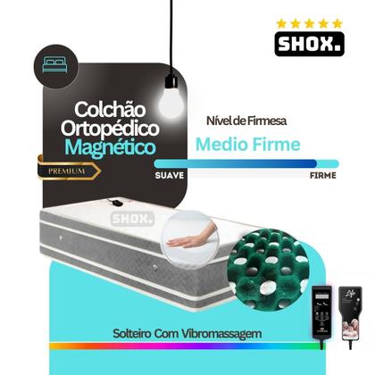 Imagem de Colchão Solteiro Shox Gold Com Vibromassagem Ortopédico 188X088X020cm