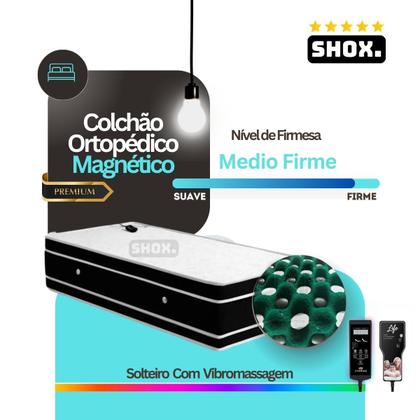 Imagem de Colchão Solteiro Shox Gold Com Vibromassagem Ortopédico 188X088X020cm