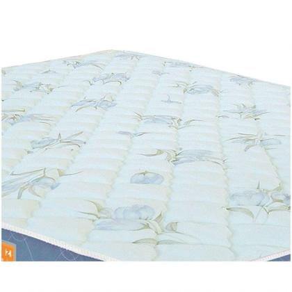 Imagem de Colchão Solteiro Sleep Max Espuma D45 96X203X15Cm Branco/Azul - Castor