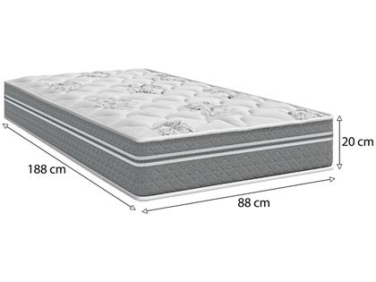 Imagem de Colchão Solteiro Umaflex de Molas Ensacadas 20x88x188cm Beta