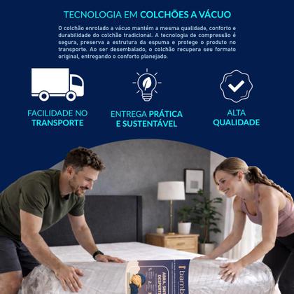Imagem de Colchão Sonos Sense Bamboo Casal Ortopédico Espuma D45 138x188x19 a Vácuo