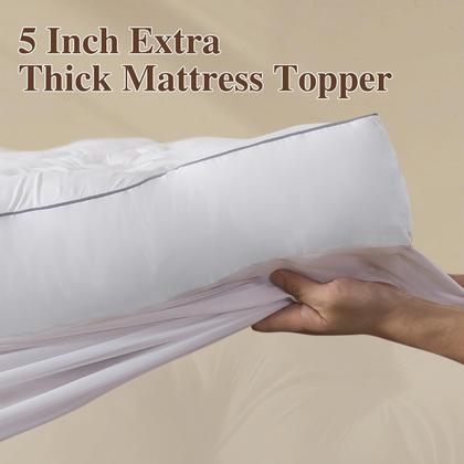 Imagem de Colchão Topper WhatsBedding 5 Polegadas Solteiro 99x191 cm
