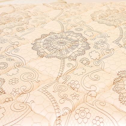 Imagem de Colchão Viúva 128x188x30 Bali Prorelax Molas Ensacadas Pillow Top Duplo - Marrom