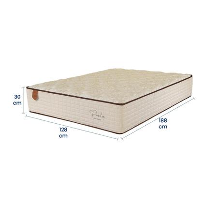 Imagem de Colchão Viúva 128x188x30 Prata Prorelax Molas Ensacadas Pillow In Duplo - Bege