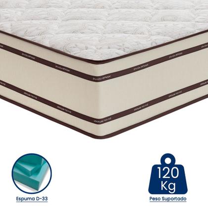 Imagem de Colchão Viúva 128x188x30 Prata Prorelax Molas Ensacadas Pillow In Duplo - Bege