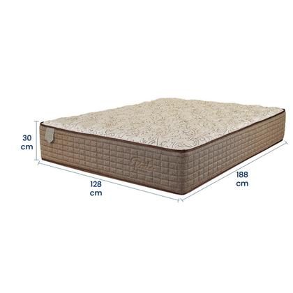 Imagem de Colchão Viúva 128x188x30 Prata Prorelax Molas Ensacadas Pillow In Duplo - Marrom