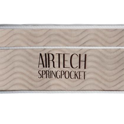 Imagem de Colchão Viúva Airtech Spring Mola Superpocket (25x128x188) Bege