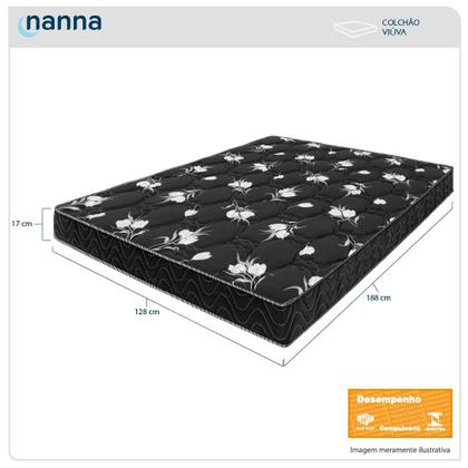 Imagem de Colchão Viúva Castelar Espuma D33 128x188x17cm