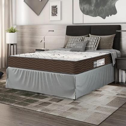 Imagem de Colchão Viúva D33 One Face - 17x128x188cm - Suede Marrom