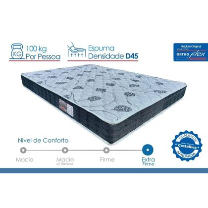 Imagem de Colchão Viúva D45 / EP Anatômico Cecina (128x188x24) - Orthoflex