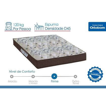 Imagem de Colchão Viúva D45 / EP Anatômico ISO 150 Mega Firme (108x198x18) - Ortobom