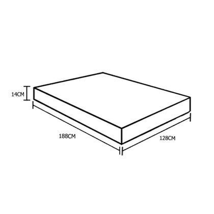 Imagem de Colchão Viúva Ducci Espuma D28 Preto Oriental (14x128x188)