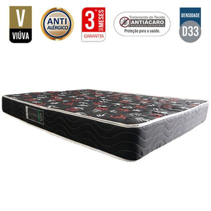 Imagem de Colchão Viúva Ducci Espuma D33 Preto Oriental (14x128x188)