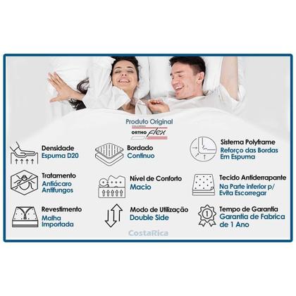 Imagem de Colchão Viúva Espuma D20 Comfortpedic Line (128x188x12) - Orthoflex