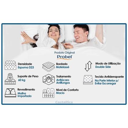 Imagem de Colchão Viúva Espuma D23 ProDormir Advanced Black (128x188x12) - Probel