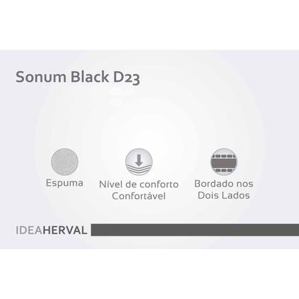 Imagem de Colchão Viúva Espuma D23 Sonum Bordado (128x188x17) - Herval