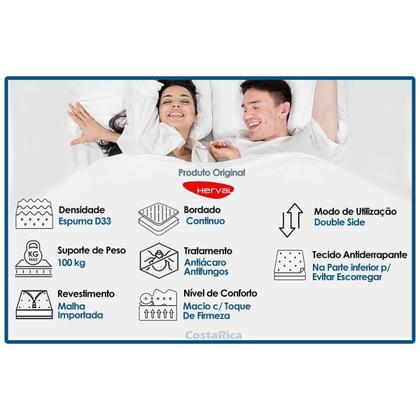 Imagem de Colchão Viúva Espuma D33 Cannes (128x188x17) - Herval