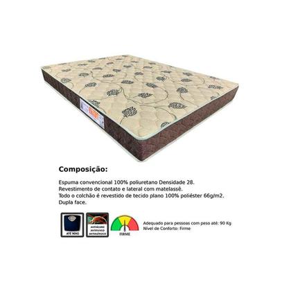 Imagem de Colchão Viúva Espuma D33 Comfortpedic (128x188x17) - Orthoflex