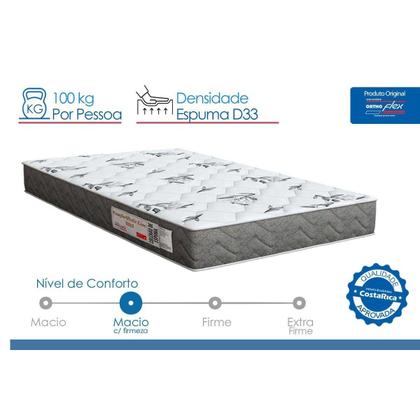 Imagem de Colchão Viúva Espuma D33 ComfortPedic Line Black (128x188x14) - Orthoflex
