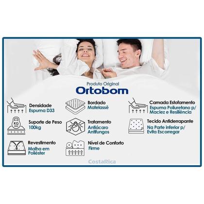 Imagem de Colchão Viúva Espuma D33 / EP Anatômico ISO 100 Ultra Firme (108x198x18) - Ortobom