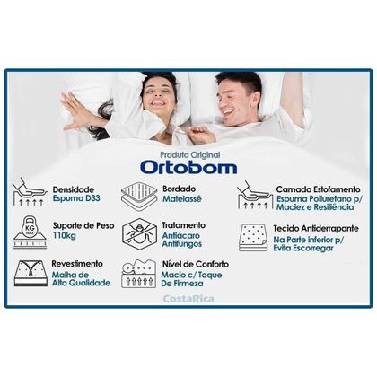 Imagem de Colchão Viúva Espuma D33 Light Saúde (128x188x14) - Ortobom
