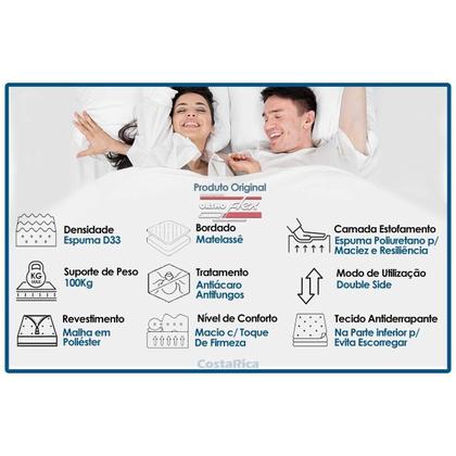 Imagem de Colchão Viúva Espuma D33 Line Black (128x188x14) - Orthoflex