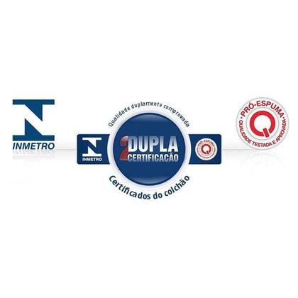 Imagem de Colchão Viúva Espuma D45 Black White AIR Euro Pillow (128x188x23) - Castor