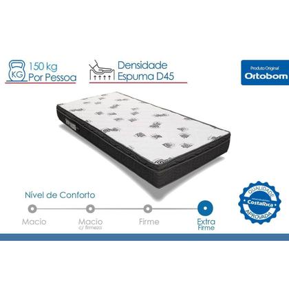Imagem de Colchão Viúva Espuma D45 Light (128x188x17) - Ortobom