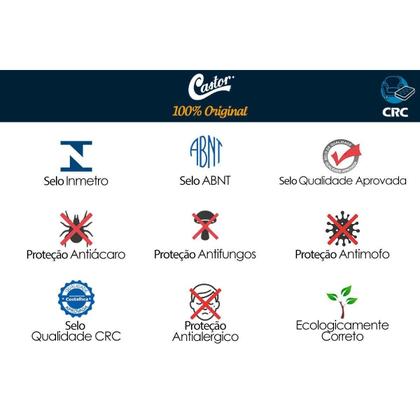 Imagem de Colchão Viúva Espuma D45 Sleep Max Euro Pillow (128x188x25) - Castor