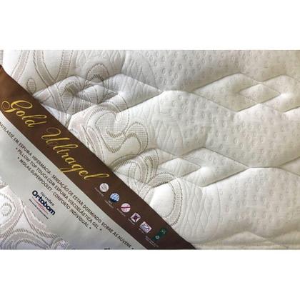 Imagem de Colchão Viúva Espuma Viscoelástico Visco Gel Molas Ensacadas SuperPocket Gold Ultra OrtoPillow (108x198x32) - Ortobom