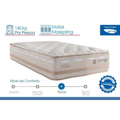 Imagem de Colchão Viúva Molas Maxspring Koln Pillow (108X198X33) - Herval