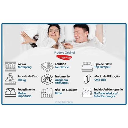 Imagem de Colchão Viúva Molas Maxspring Koln Pillow (108X198X33) - Herval
