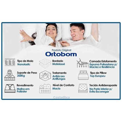 Imagem de Colchão Viúva Molas Nanolastic Physical Spring Ortopillow (108x198x23) - Ortobom
