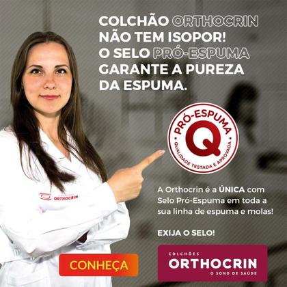Imagem de Colchão Viúva Orthocrin Molas Ensacadas Splendor Pillow Top 110x200x32 Espuma Certificada