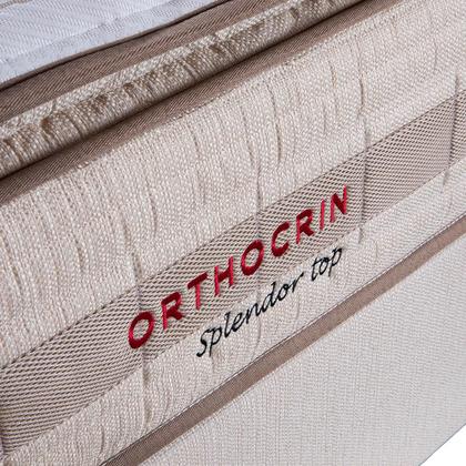 Imagem de Colchão Viúva Orthocrin Molas Ensacadas Splendor Pillow Top 110x200x32 Espuma Certificada