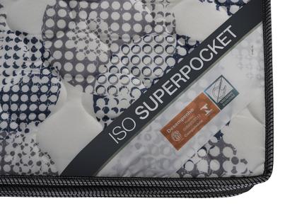 Imagem de Colchão Viúva Ortobom Molas Ensacadas ISO Superpocket 25x 188x 128 cm Preto