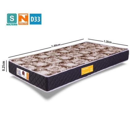 Imagem de Colchão Viúva Serra Negra Espuma D33 Essencial (Inmetro) 128x188x25