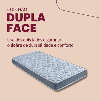 Imagem de Colchão Viúva Solteiro de Plus Espuma D33 Orthocrin Moush 100x200x24