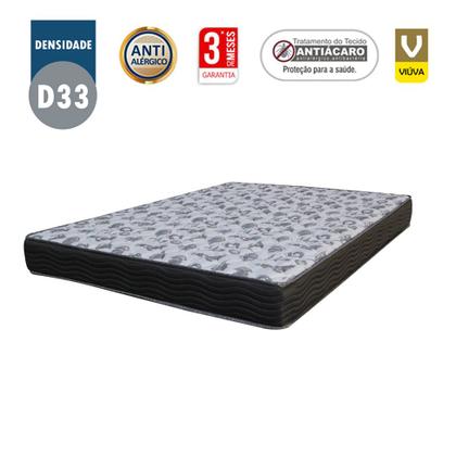 Imagem de Colchão Viúva SP Móveis Espuma D33 Bordado (20x128x188)