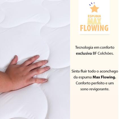 Imagem de Colchão Viúva Vácuo Dupla Face Ortopédico Max Flowing 128x188cm BF Colchões